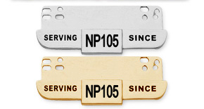 NP105 - "SERVING SINCE" Year Bar